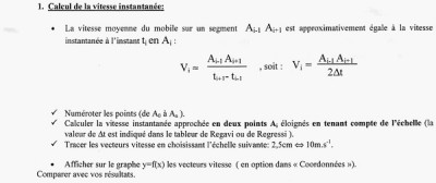 Enoncé + courbe