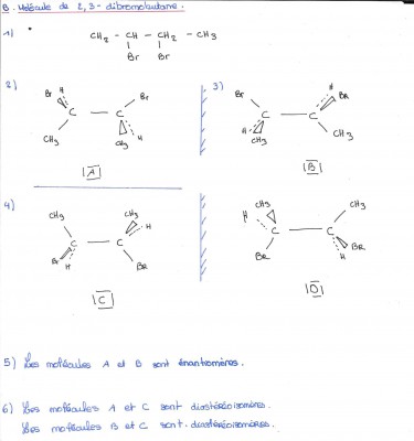 B.Molécule de 2,3-dibromobutane