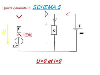 La diode doit être dans l'autre sens.