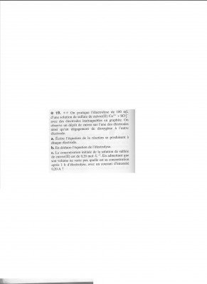 éléctrolyse