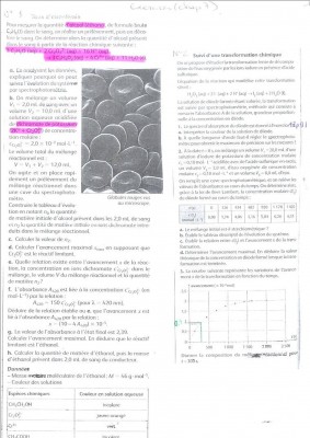 Voici mon DM de chimie ci-joint avec mes réponses.